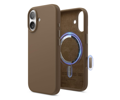 Etui / obudowa na smartfona Elago Magsafe Silicon Case do iPhone 17 Brown